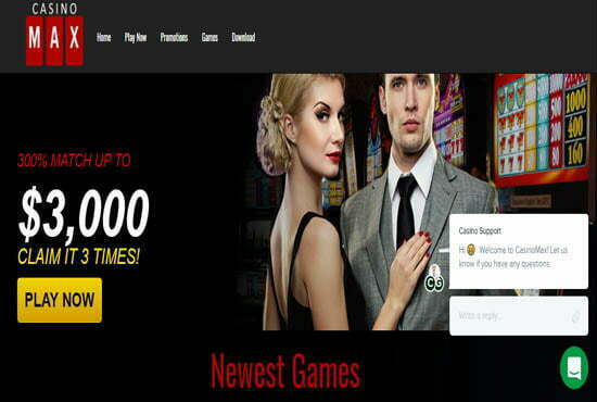 50 Free Spins at Casino MAX