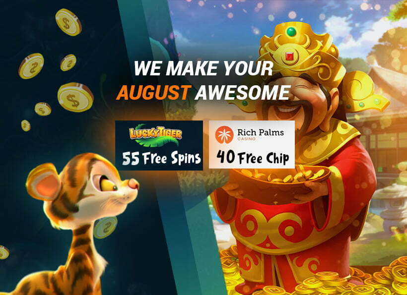 NEW! Exclusive Free Spins and Free Chip Offers! No deposit Required