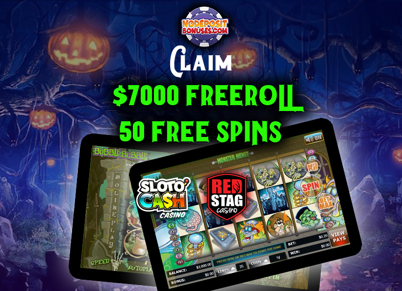 $7000 Freaky Freeroll + 50 Free Spins
