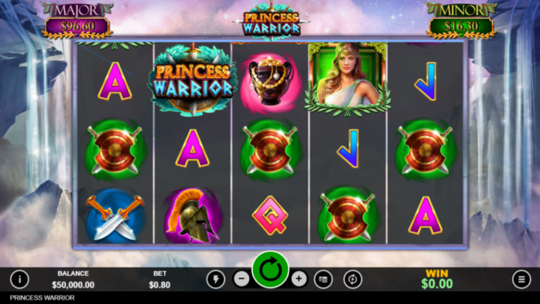100 Free Spins on ‘Princess Warrior’ at Yabby Casino