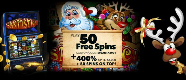 New Offer! 50 Free Spins on Santastic