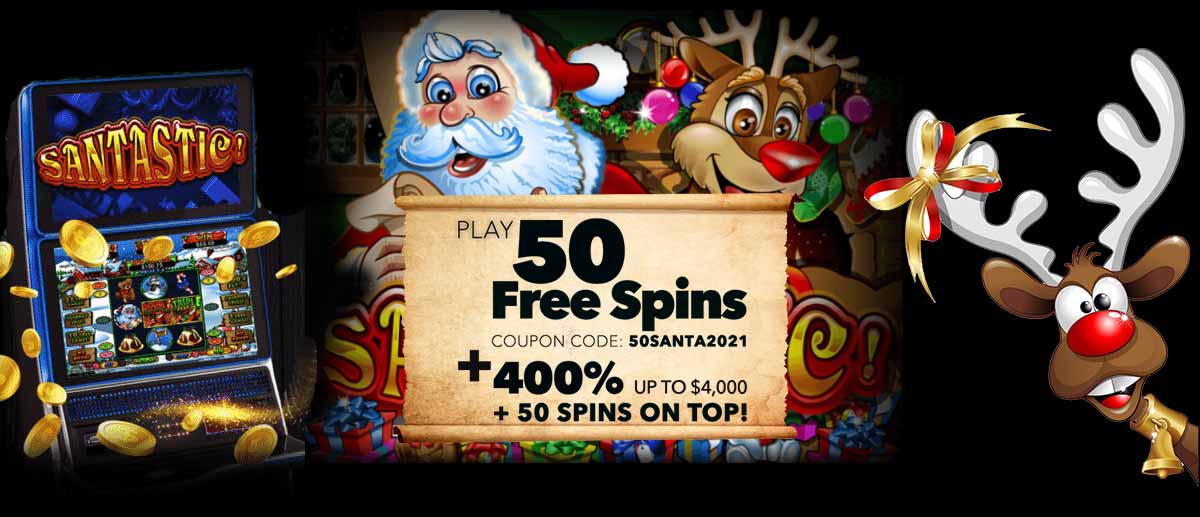 50-Free-Spins-on-Santastic
