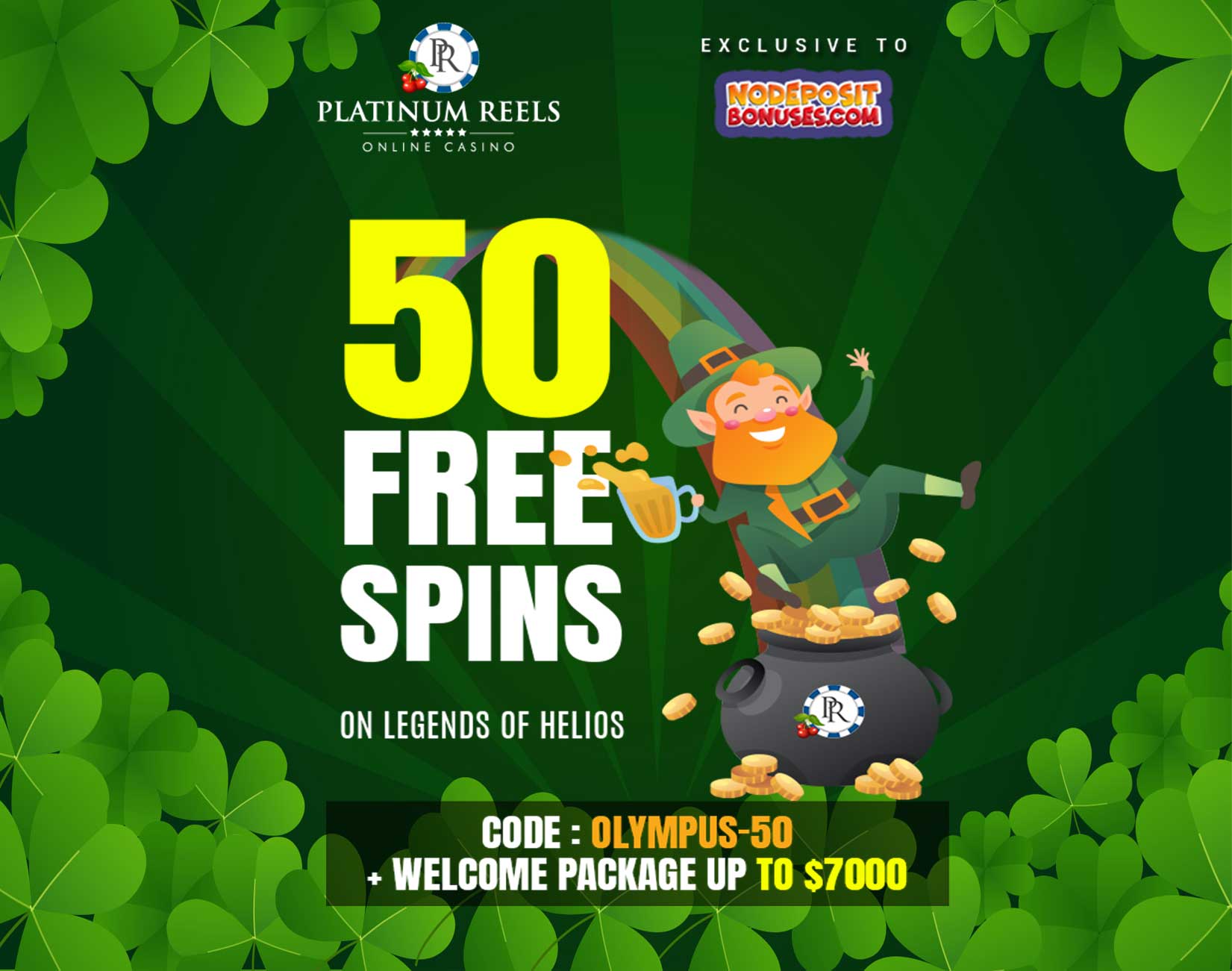 50-free-spins-on-legends-of-helios-at-Platinum-Reels-Casino