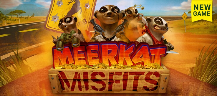 50 Free Spins on Meerkat Misfits