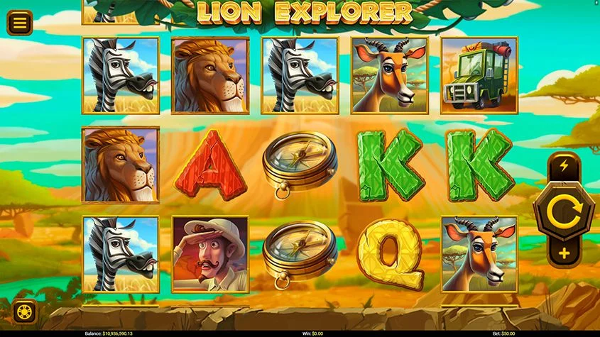 20 Free Spins on Lion Explorer